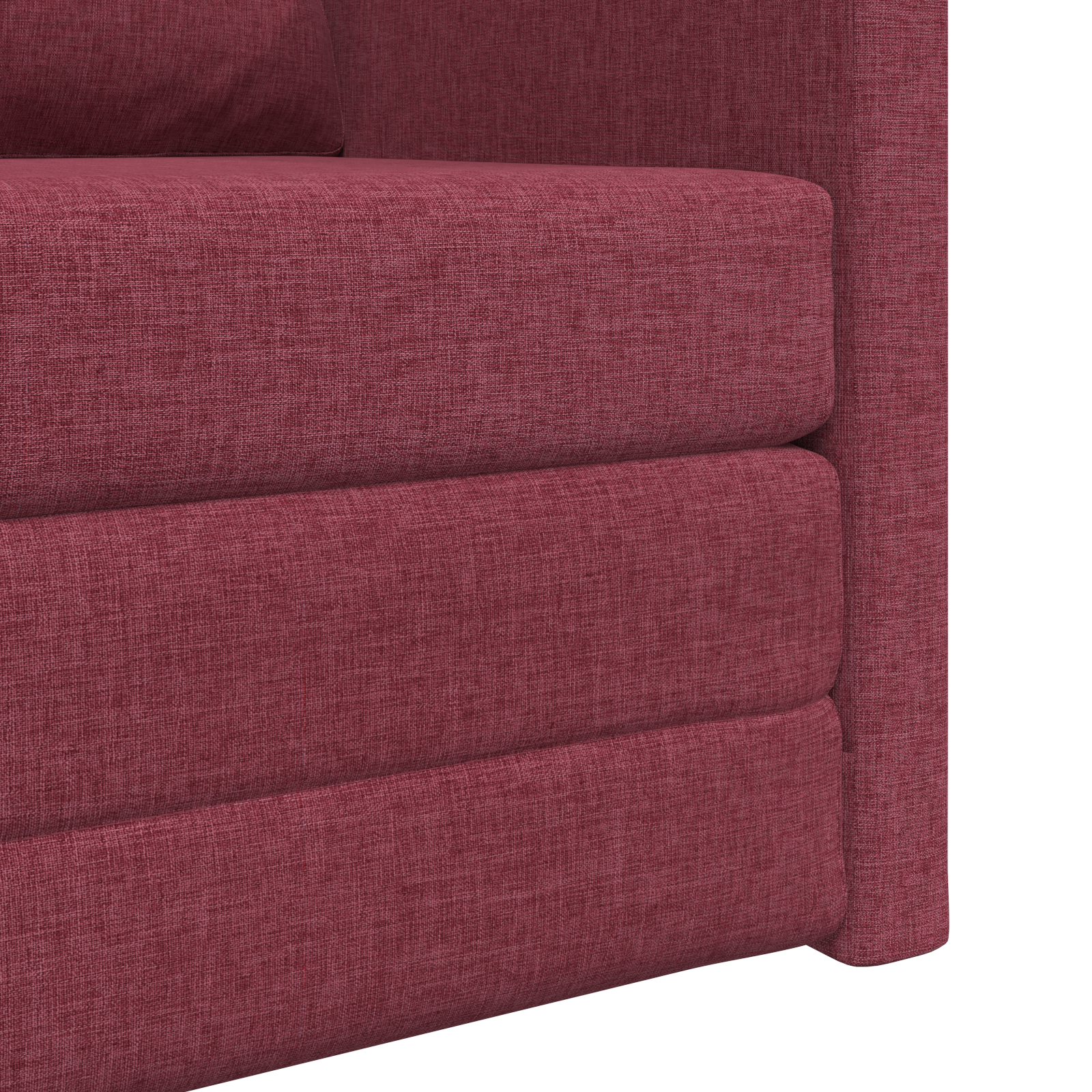 Sofa Verticală 2-în-1 Roșu Vin 74x77x81 cm Fibră Textilă GartenMobel Dekor