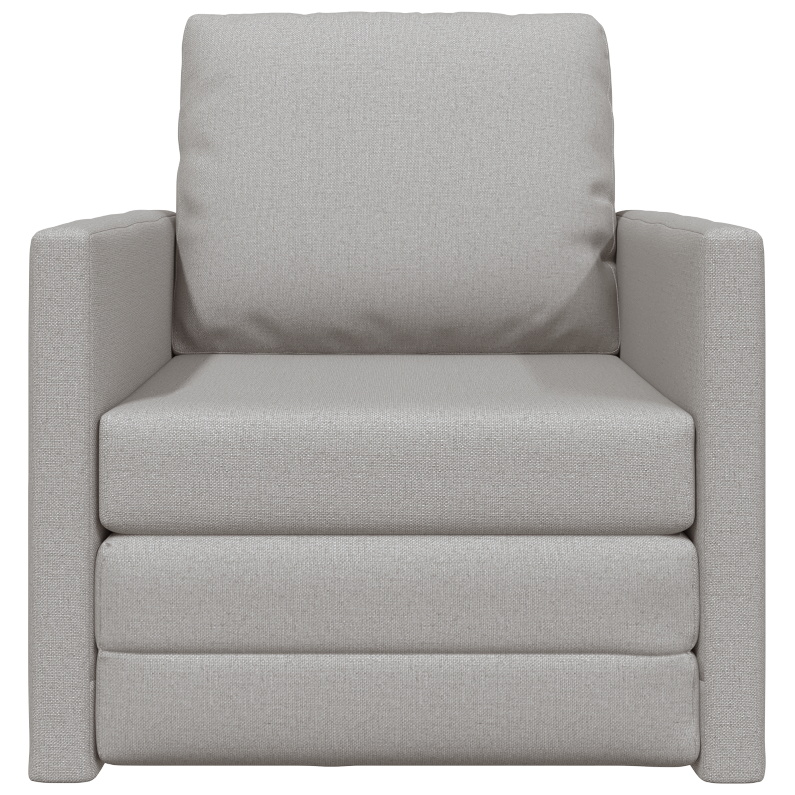 Sofa pat 2-in-1 Gri nori 74x77x81 cm Material textil GartenMobel Dekor