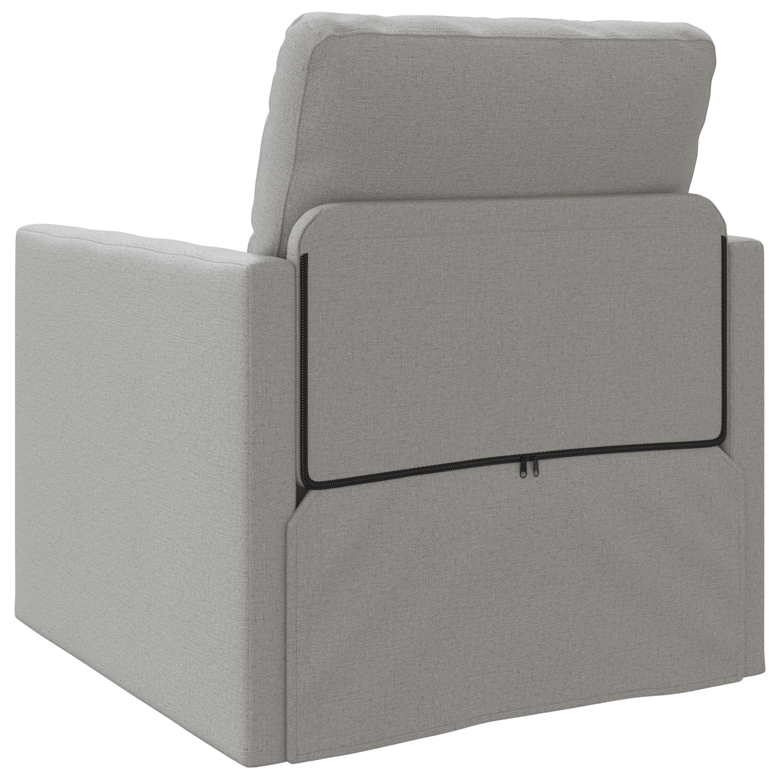 Sofa pat 2-in-1 Gri nori 74x77x81 cm Material textil GartenMobel Dekor