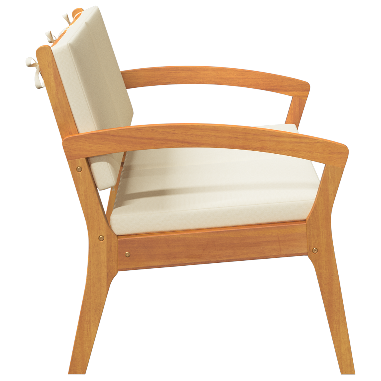 Bancă de grădină cu perne 115x70x72 cm din lemn masiv de acacia GartenMobel Dekor