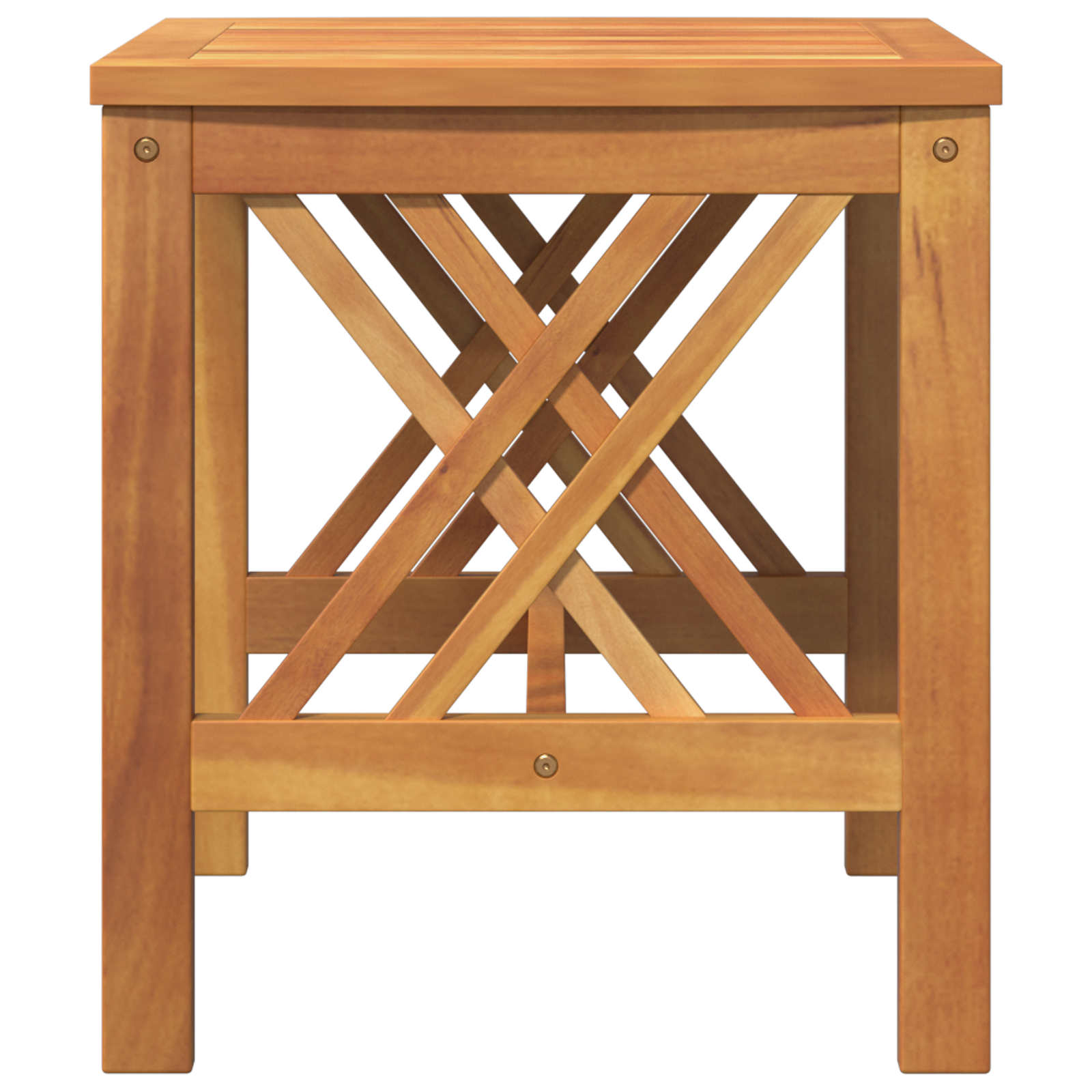 Masă laterală pentru grădină  Marron 45x45x50 cm Lemn masiv de acacia GartenMobel Dekor