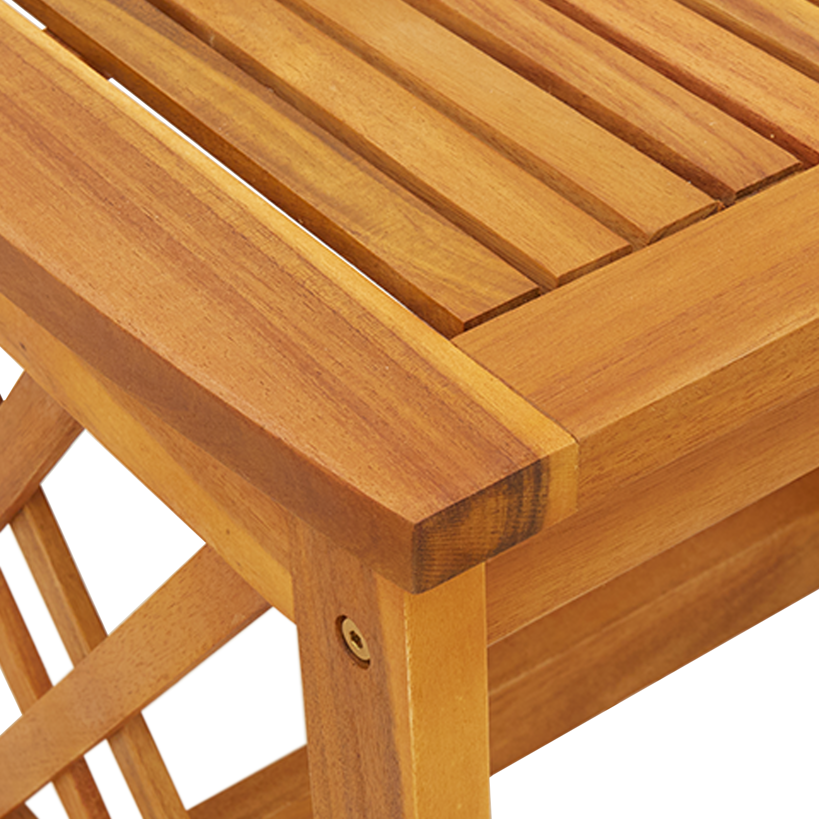 Masă laterală pentru grădină  Marron 45x45x50 cm Lemn masiv de acacia GartenMobel Dekor