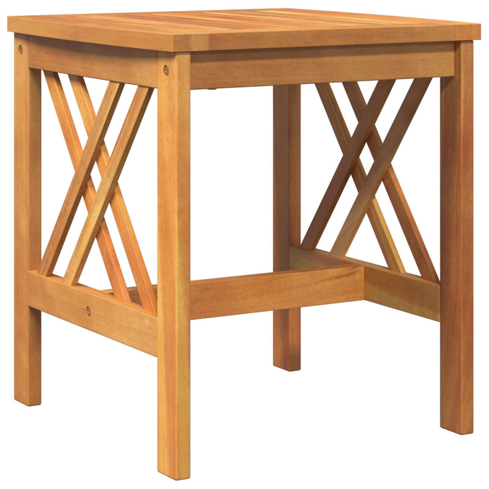 Masă laterală pentru grădină  Marron 45x45x50 cm Lemn masiv de acacia GartenMobel Dekor