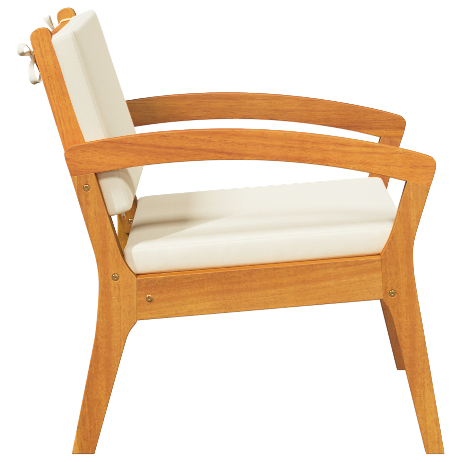 Set de 2 scaune pentru grădină 59,5x70,5x72,5 cm din lemn masiv de acacia GartenMobel Dekor