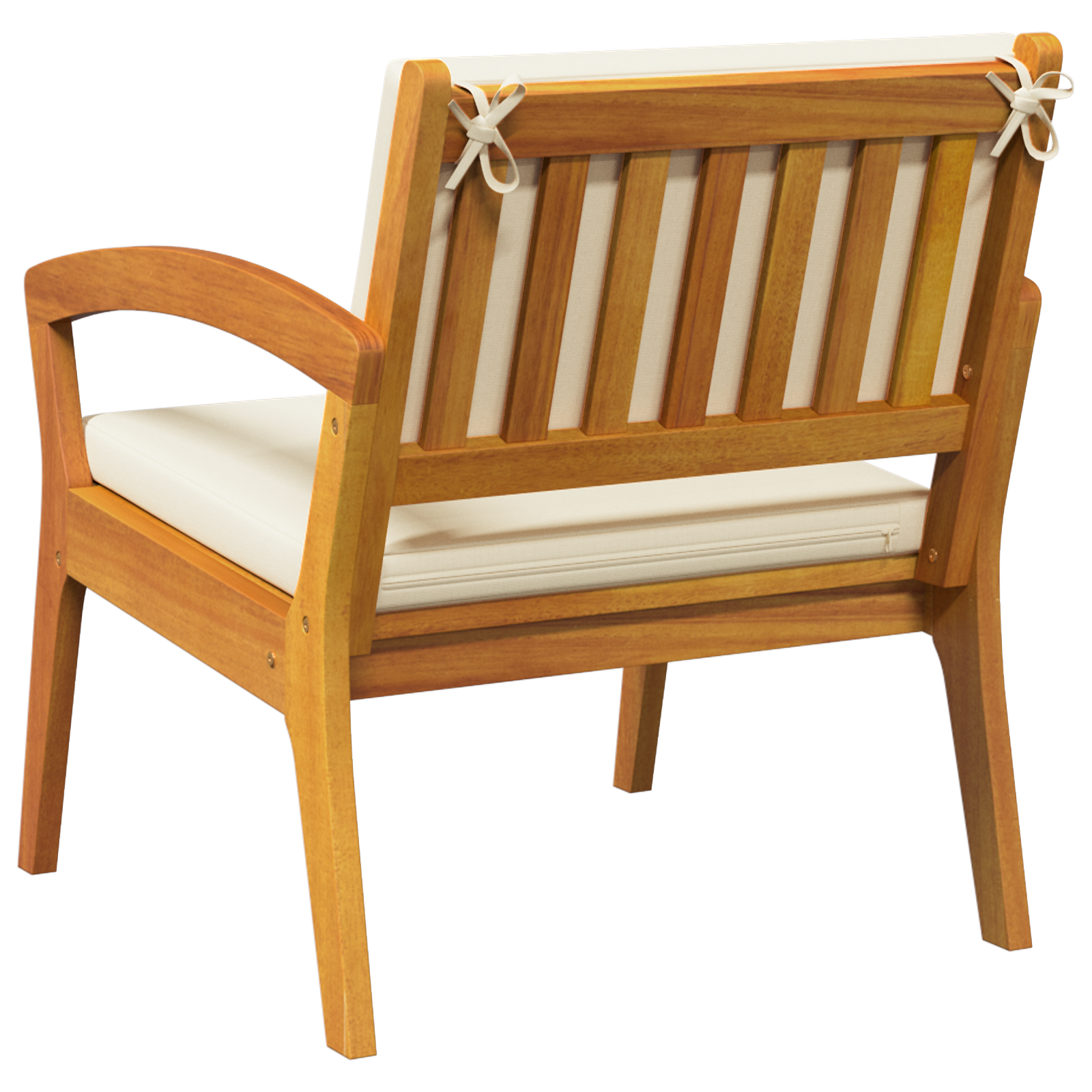 Set de 2 scaune pentru grădină 59,5x70,5x72,5 cm din lemn masiv de acacia GartenMobel Dekor