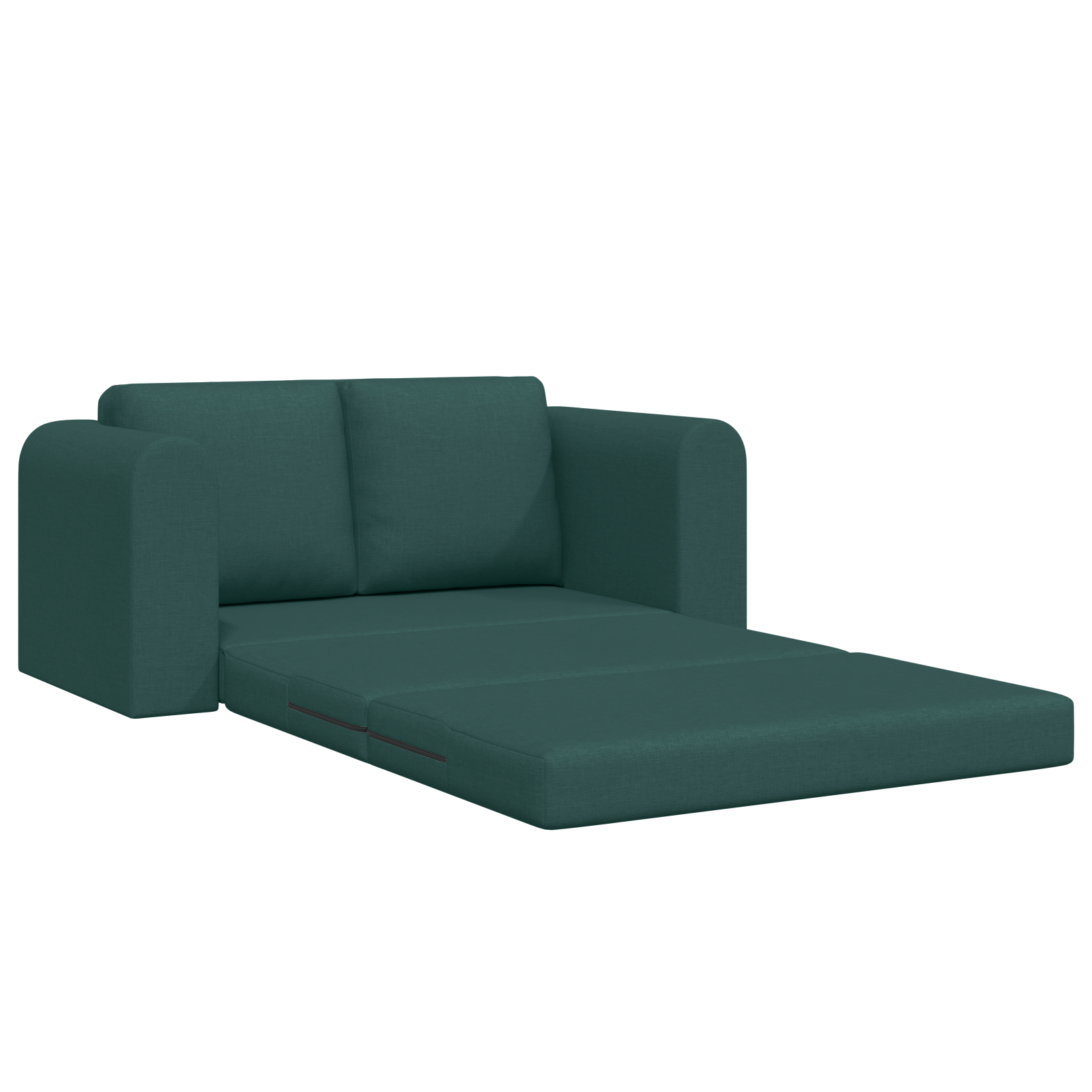 Canapea Extensibilă 2 în 1 Verde Închis 148x71x83 cm Fibră GartenMobel Dekor
