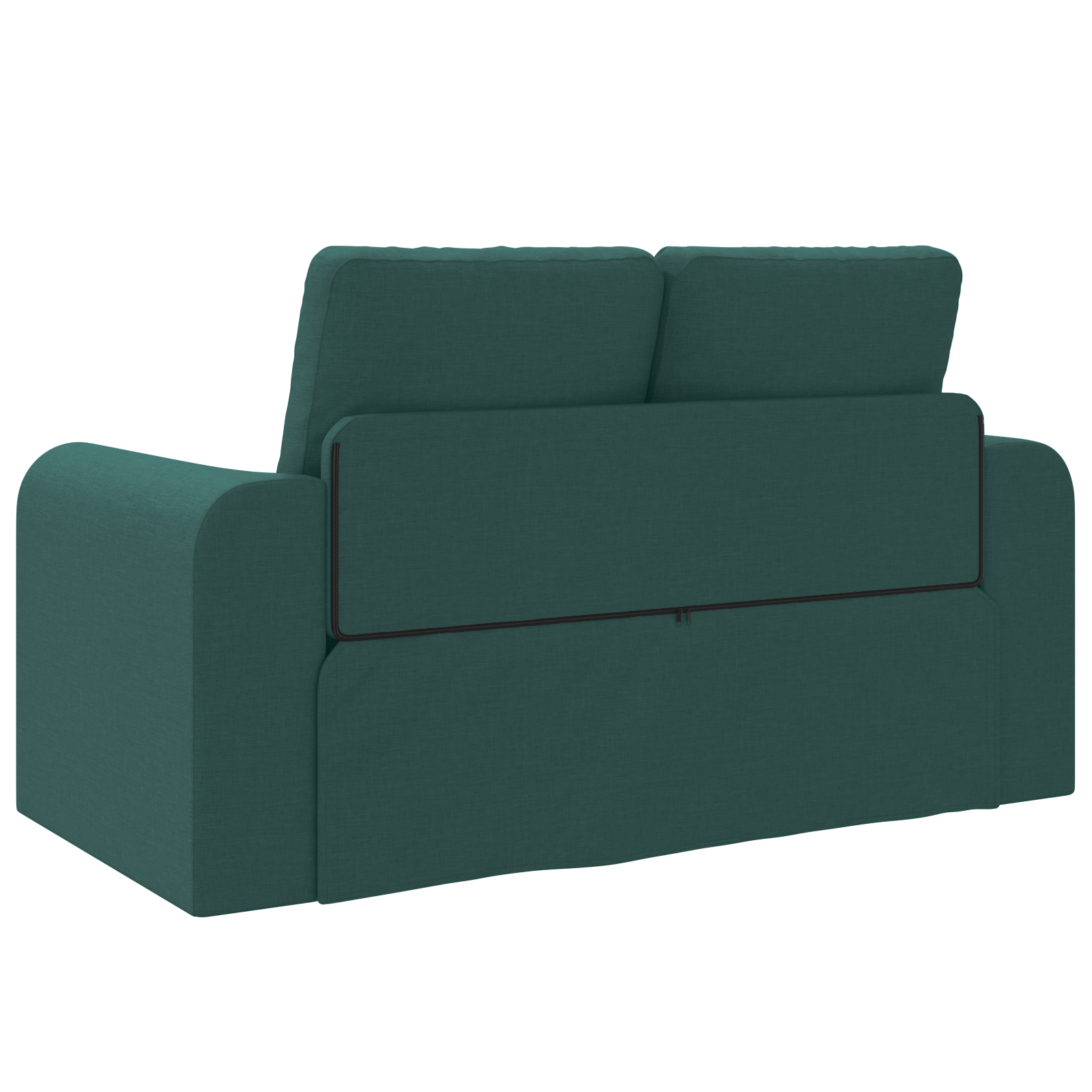 Canapea Extensibilă 2 în 1 Verde Închis 148x71x83 cm Fibră GartenMobel Dekor