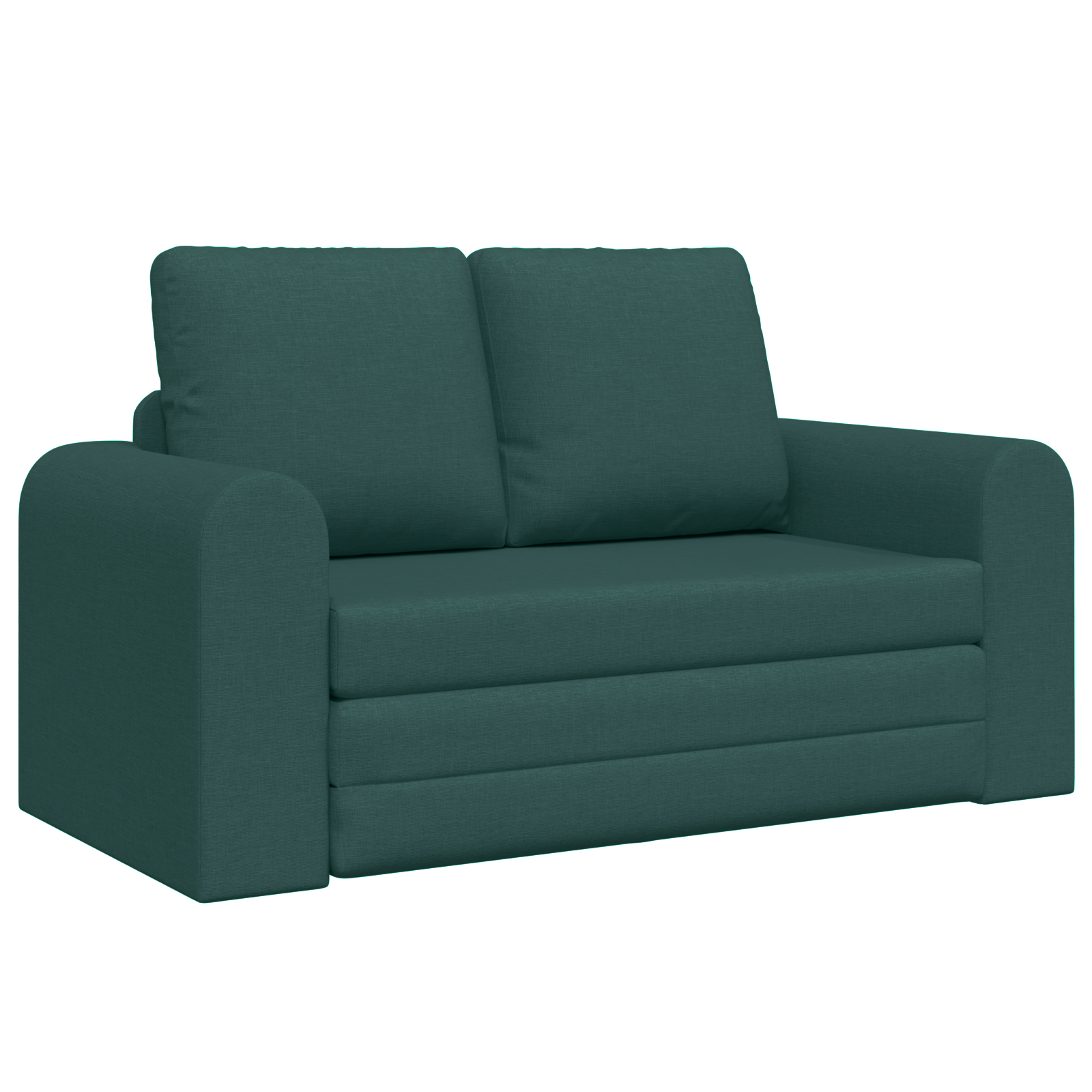 Canapea Extensibilă 2 în 1 Verde Închis 148x71x83 cm Fibră GartenMobel Dekor