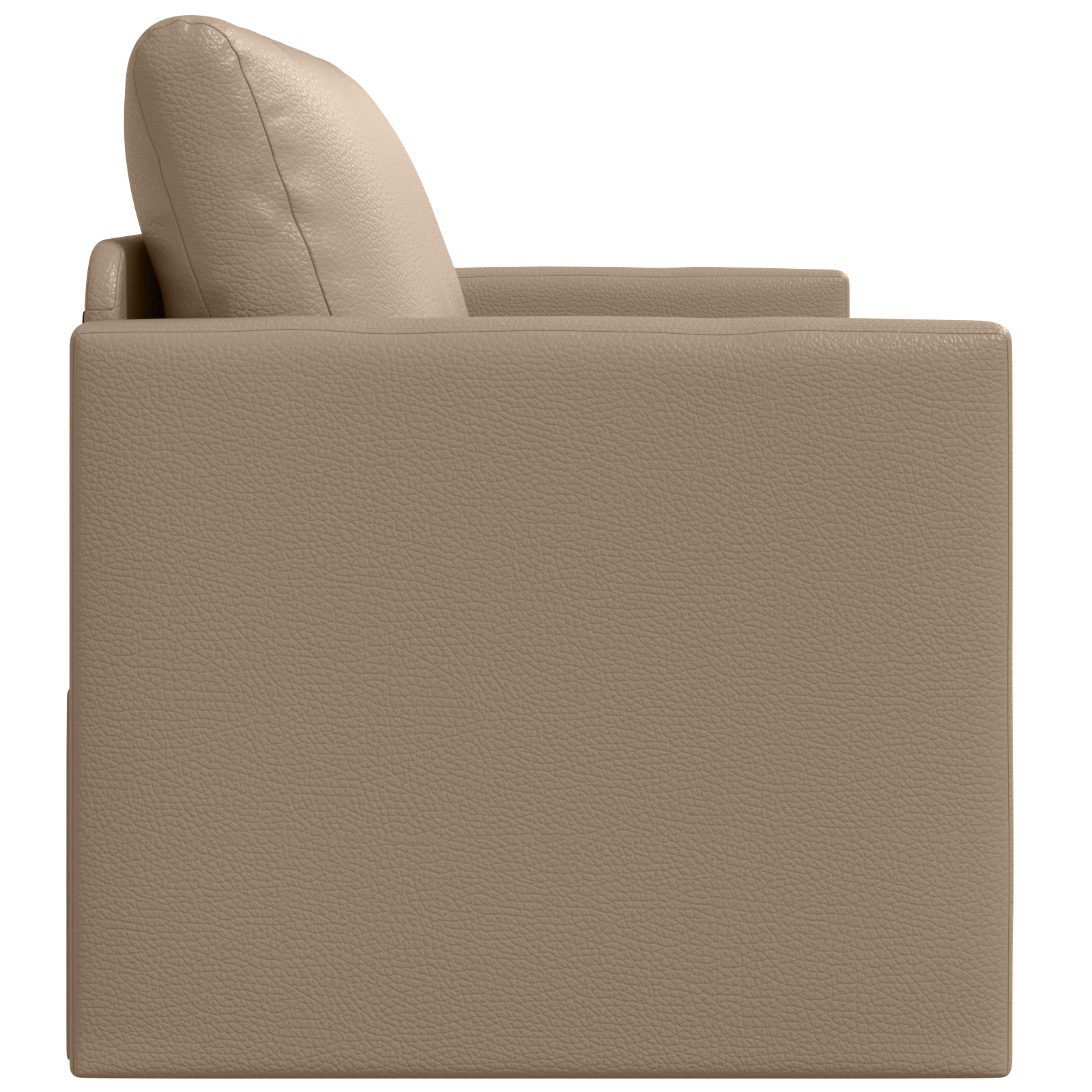 Canapea Pat 2 în 1 Cappuccino 124x71x78 cm Faux Leather GartenMobel Dekor