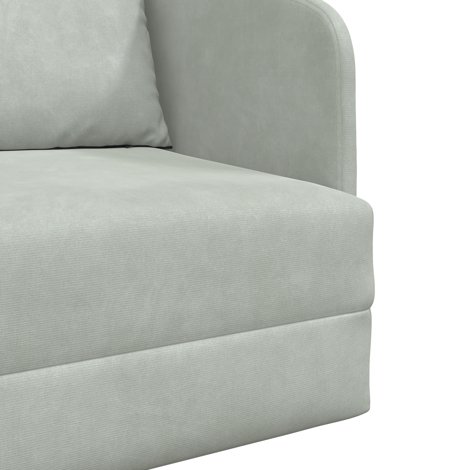 Canapea Pat 2 în 1 Gri Deschis 65x80x83 cm Catifea GartenMobel Dekor