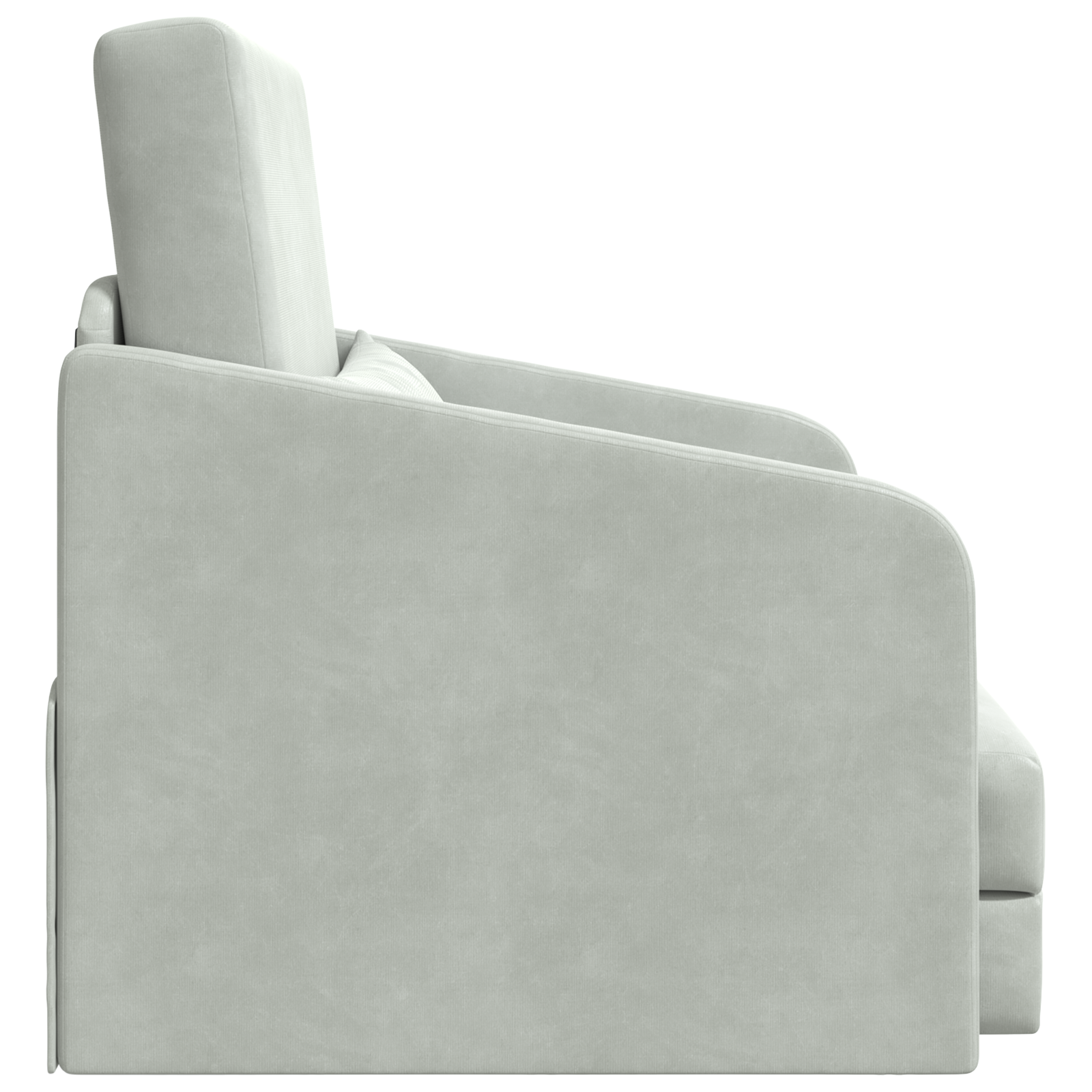 Canapea Pat 2 în 1 Gri Deschis 65x80x83 cm Catifea GartenMobel Dekor