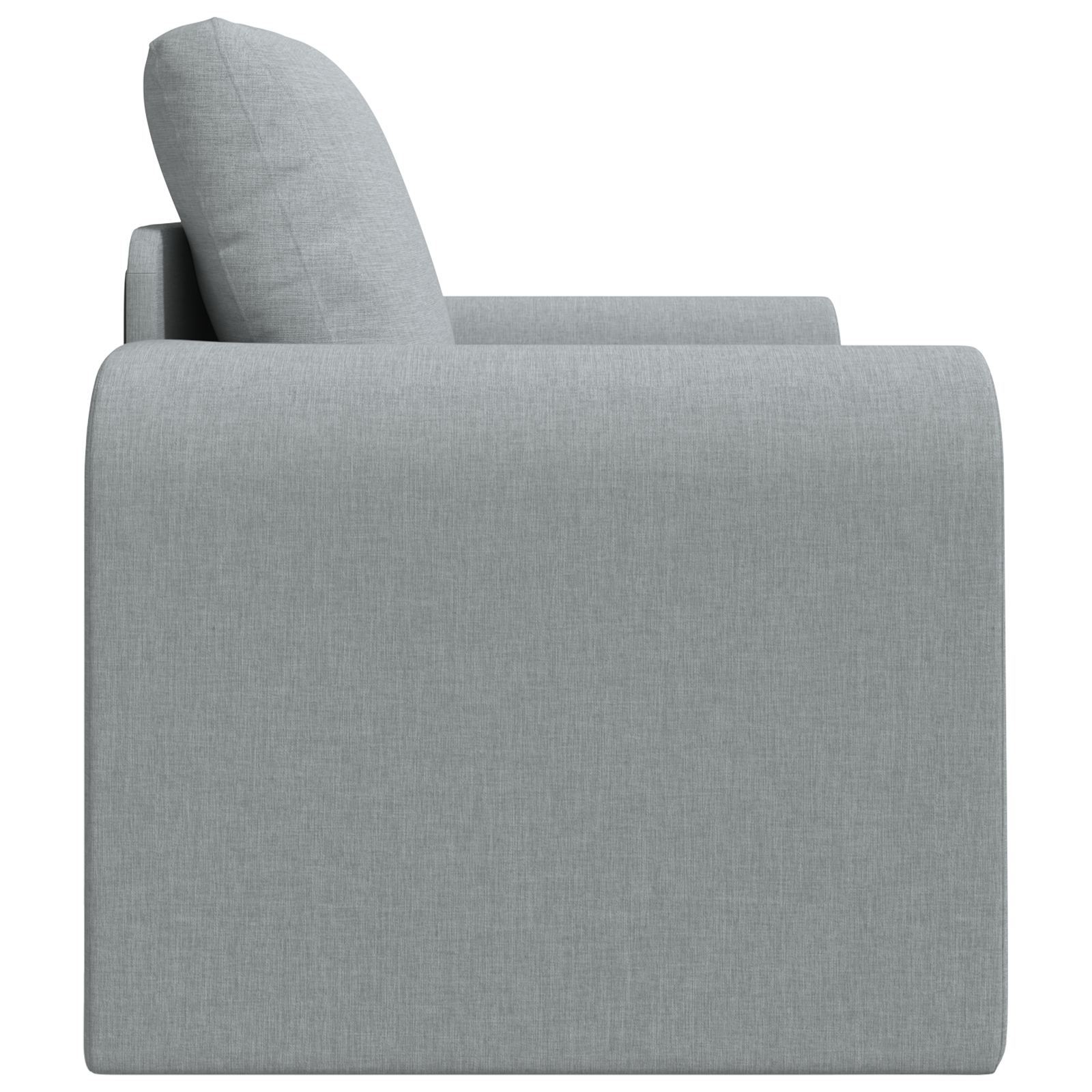 Canapea Pat 2-in-1 Gri Deschis 98x71x83 cm Material Textil GartenMobel Dekor