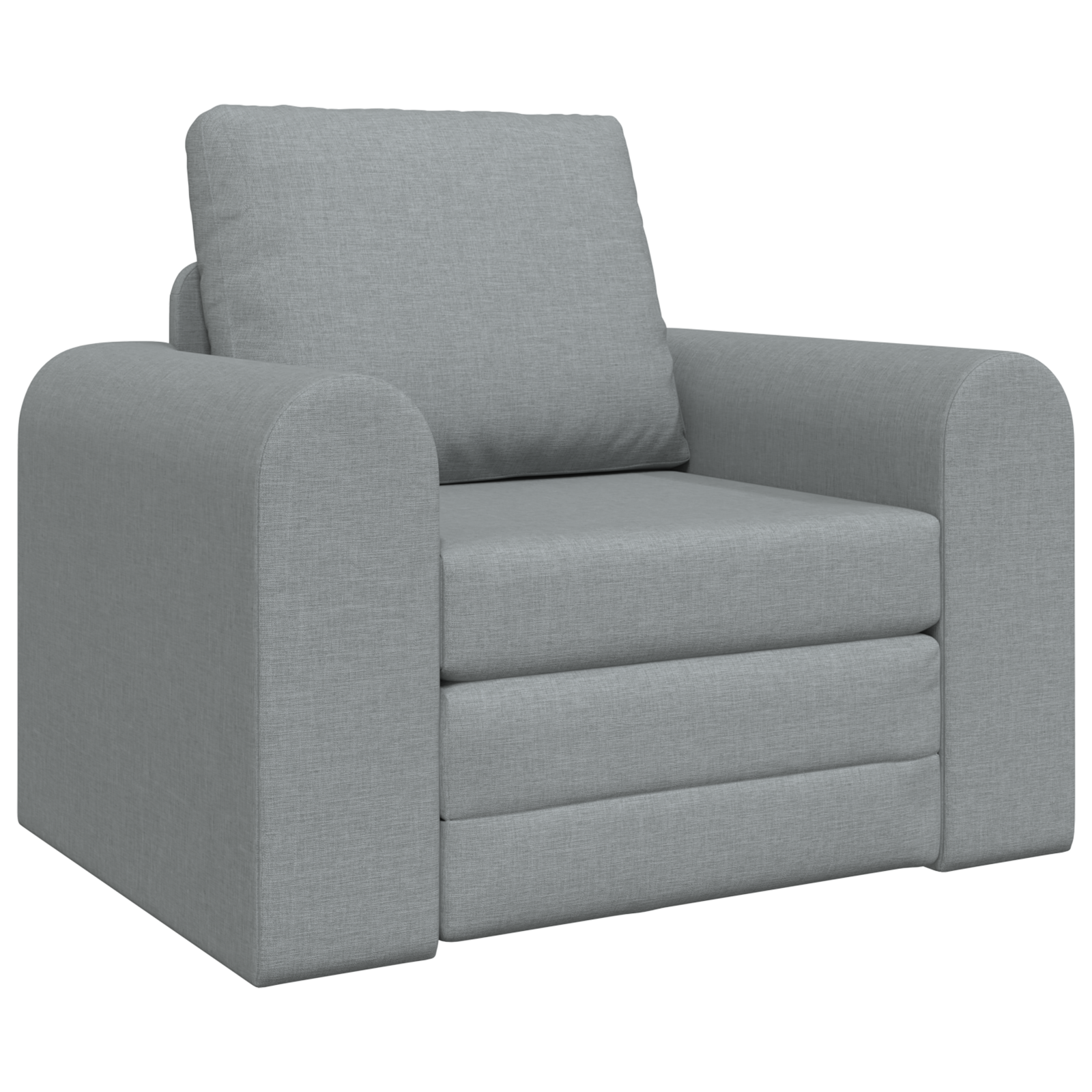 Canapea Pat 2-in-1 Gri Deschis 98x71x83 cm Material Textil GartenMobel Dekor