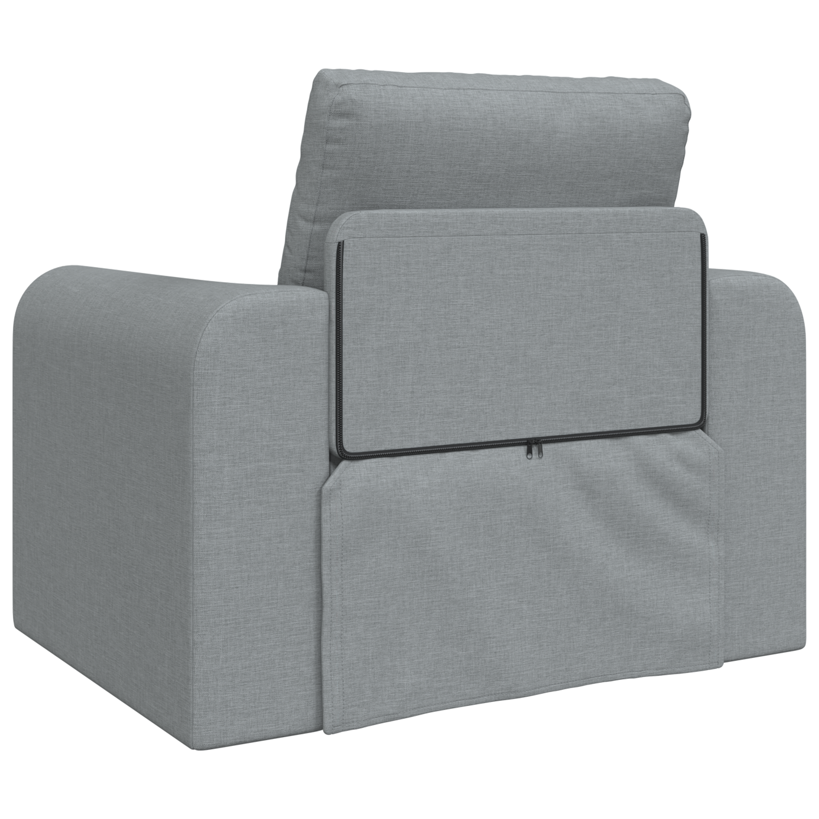 Canapea Pat 2-in-1 Gri Deschis 98x71x83 cm Material Textil GartenMobel Dekor