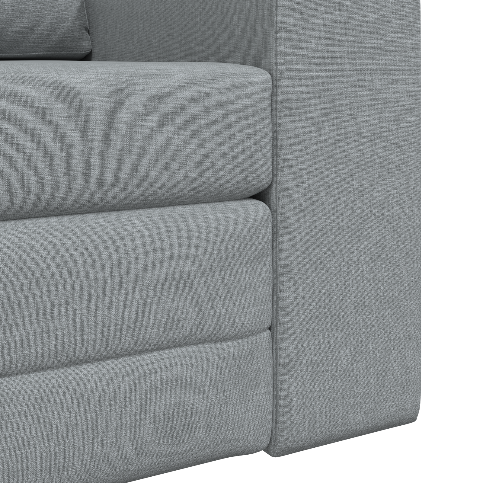Canapea Pat 2-in-1 Gri Deschis 98x71x83 cm Material Textil GartenMobel Dekor