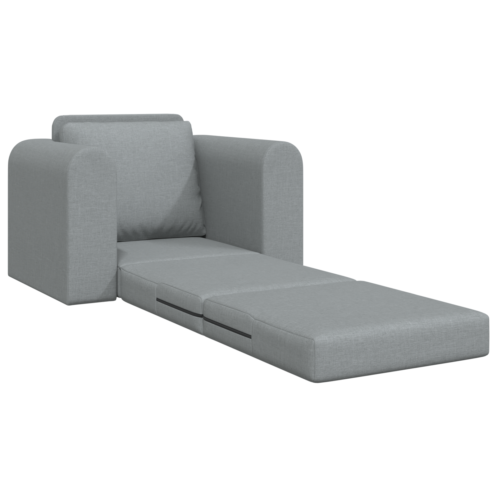Canapea Pat 2-in-1 Gri Deschis 98x71x83 cm Material Textil GartenMobel Dekor