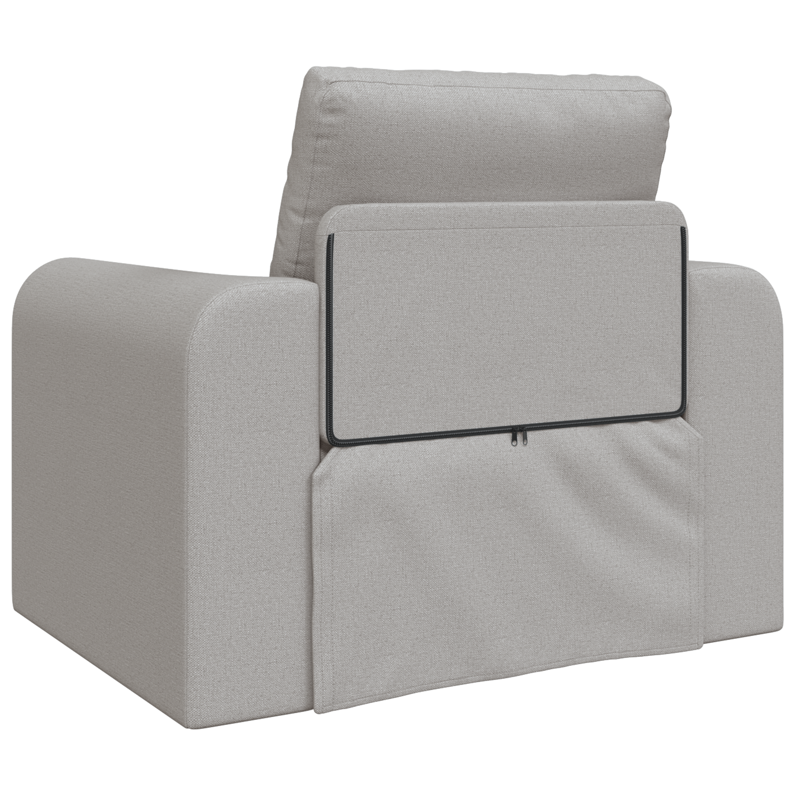 Canapea Pat 2 în 1 Gri Nor 98x71x83 cm Material textil GartenMobel Dekor
