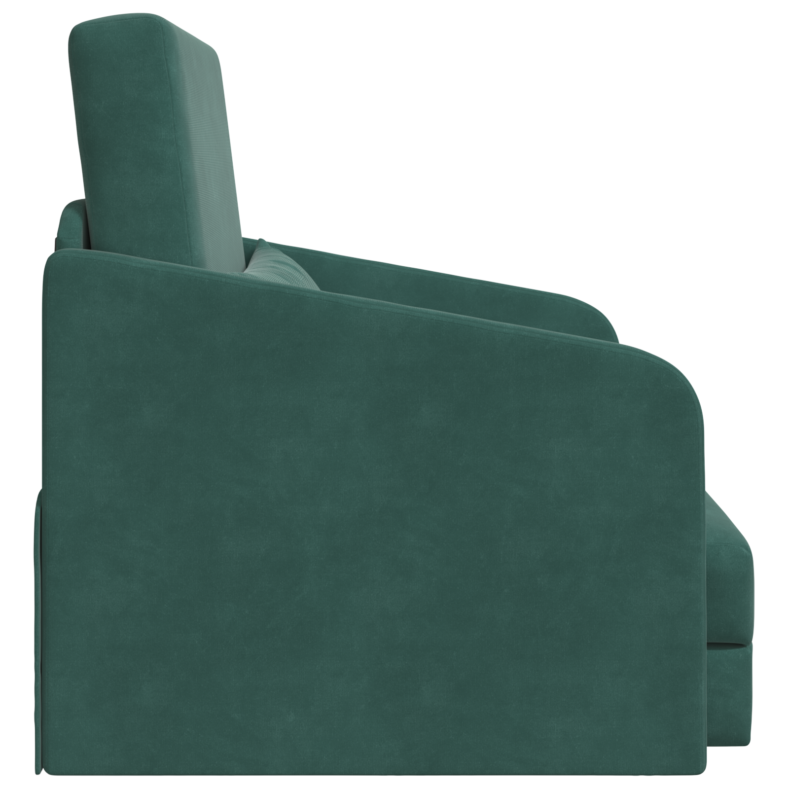 Canapea Pat 2-in-1 Verde Închis 65x80x83 cm Catifea GartenMobel Dekor