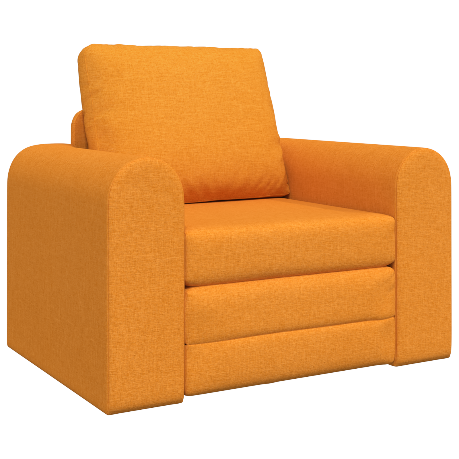 Canapea Pat pe Podea 2 în 1 Galben Închis 98x71x83 cm Țesătură GartenMobel Dekor