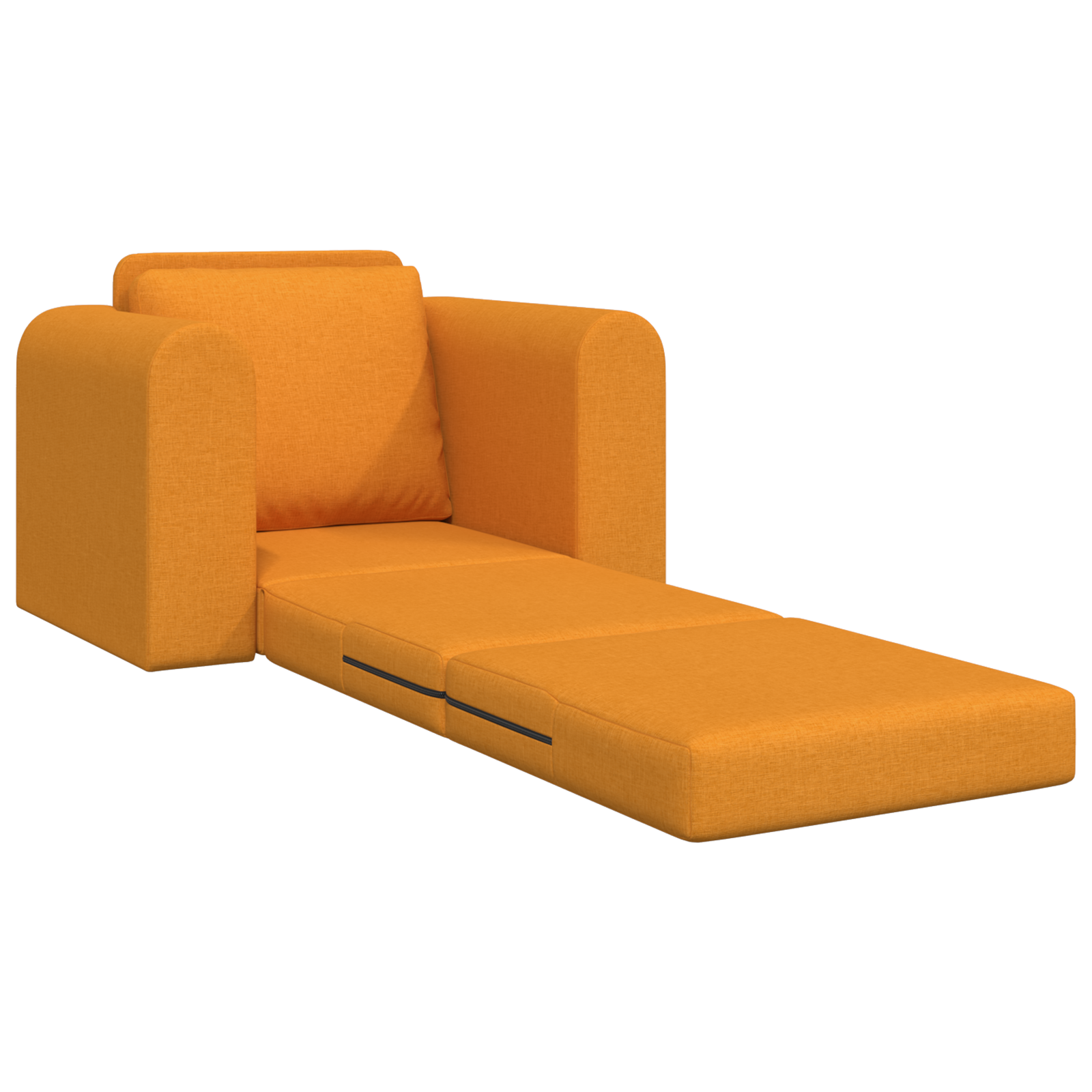 Canapea Pat pe Podea 2 în 1 Galben Închis 98x71x83 cm Țesătură GartenMobel Dekor