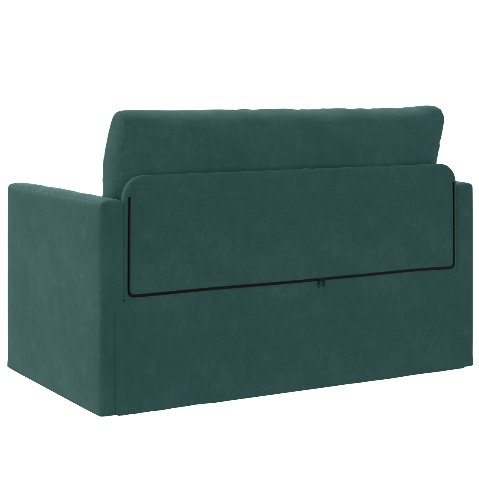 Canapea de podea 2 în 1 verde închis 124x204x61 cm catifea GartenMobel Dekor