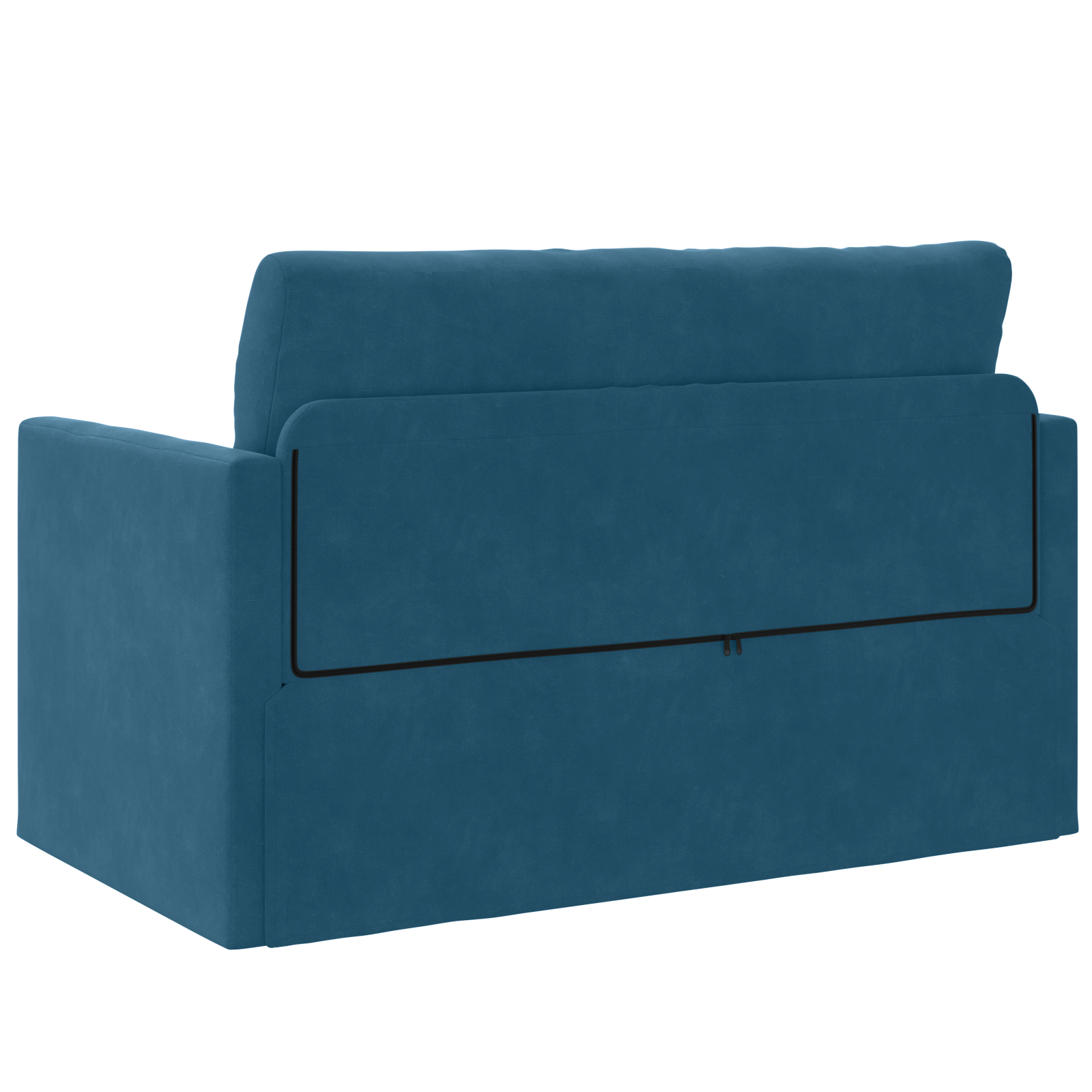 Canapea de podea extensibilă 2 în 1 Albastră 124x204x61 cm Catifea GartenMobel Dekor