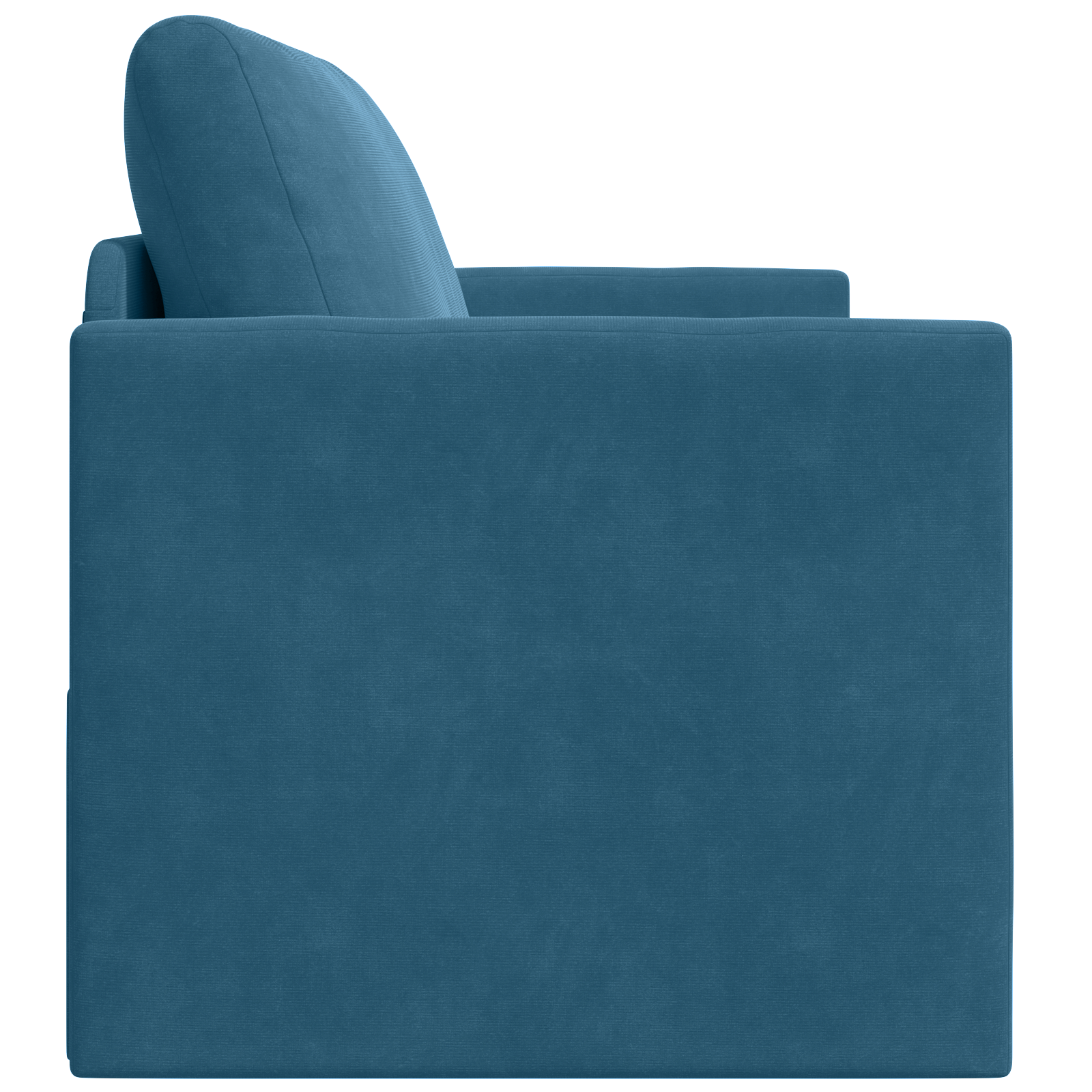 Canapea de podea extensibilă 2 în 1 Albastră 124x204x61 cm Catifea GartenMobel Dekor