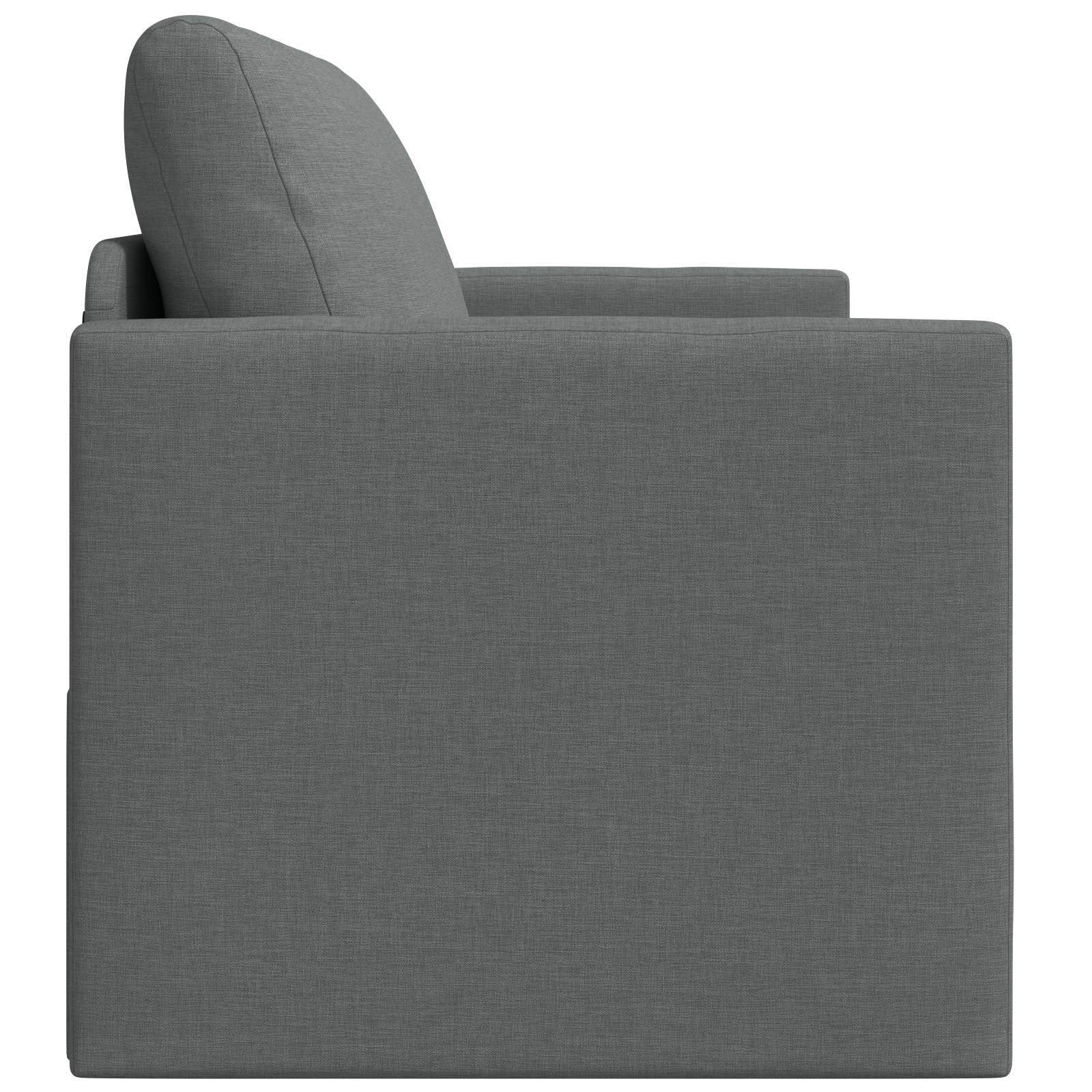 Canapea pat 2 în 1 gri închis 124x71x78 cm material textil GartenMobel Dekor