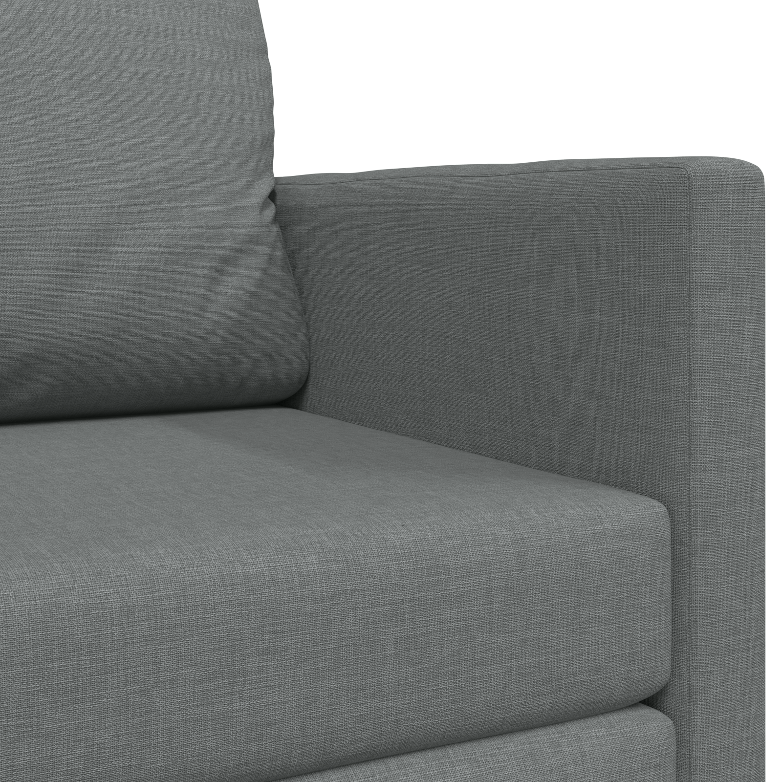 Canapea pat 2 în 1 gri închis 124x71x78 cm material textil GartenMobel Dekor