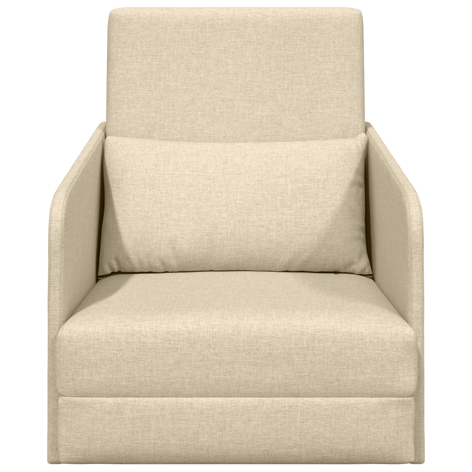 Sofa Pat 2 în 1 Crem 65x80x83 cm Țesătură GartenMobel Dekor