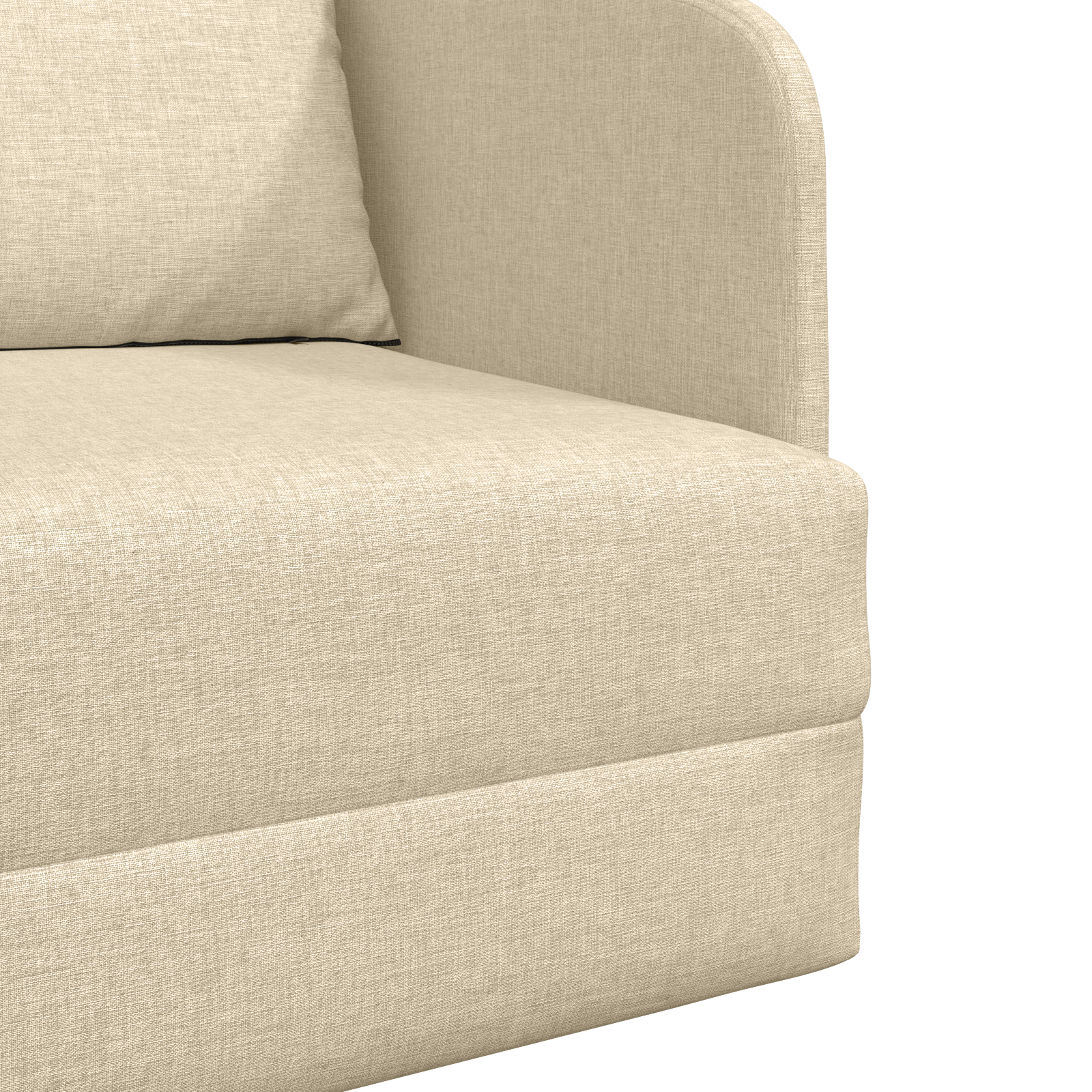 Sofa Pat 2 în 1 Crem 65x80x83 cm Țesătură GartenMobel Dekor