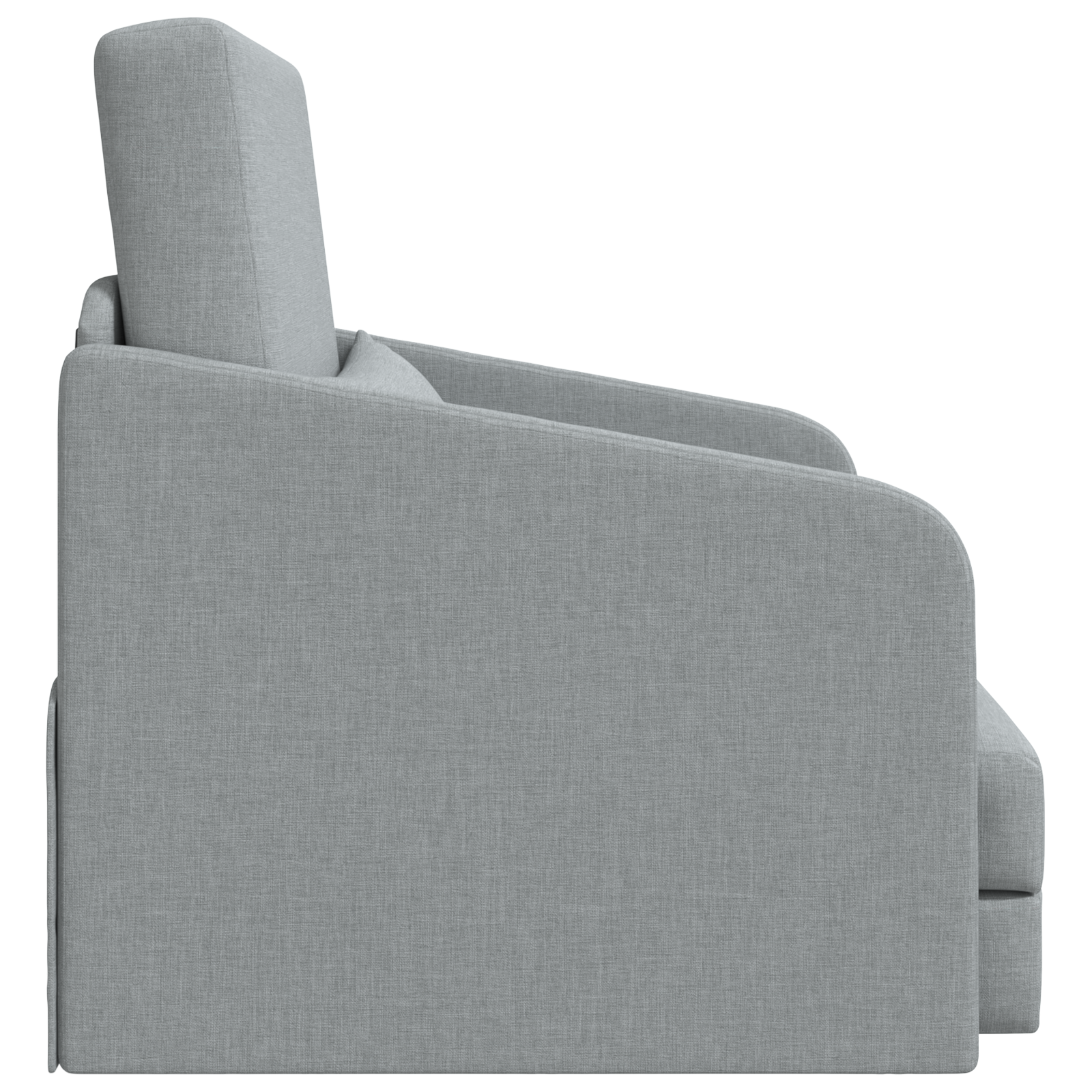 Sofa Pat 2-in-1 Gri Deschis 65x80x83 cm Tesatură GartenMobel Dekor