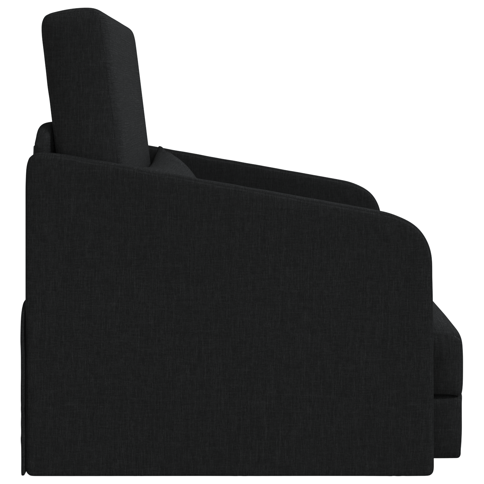 Sofa Pat 2-in-1 Negru 65x80x83 cm Material GartenMobel Dekor