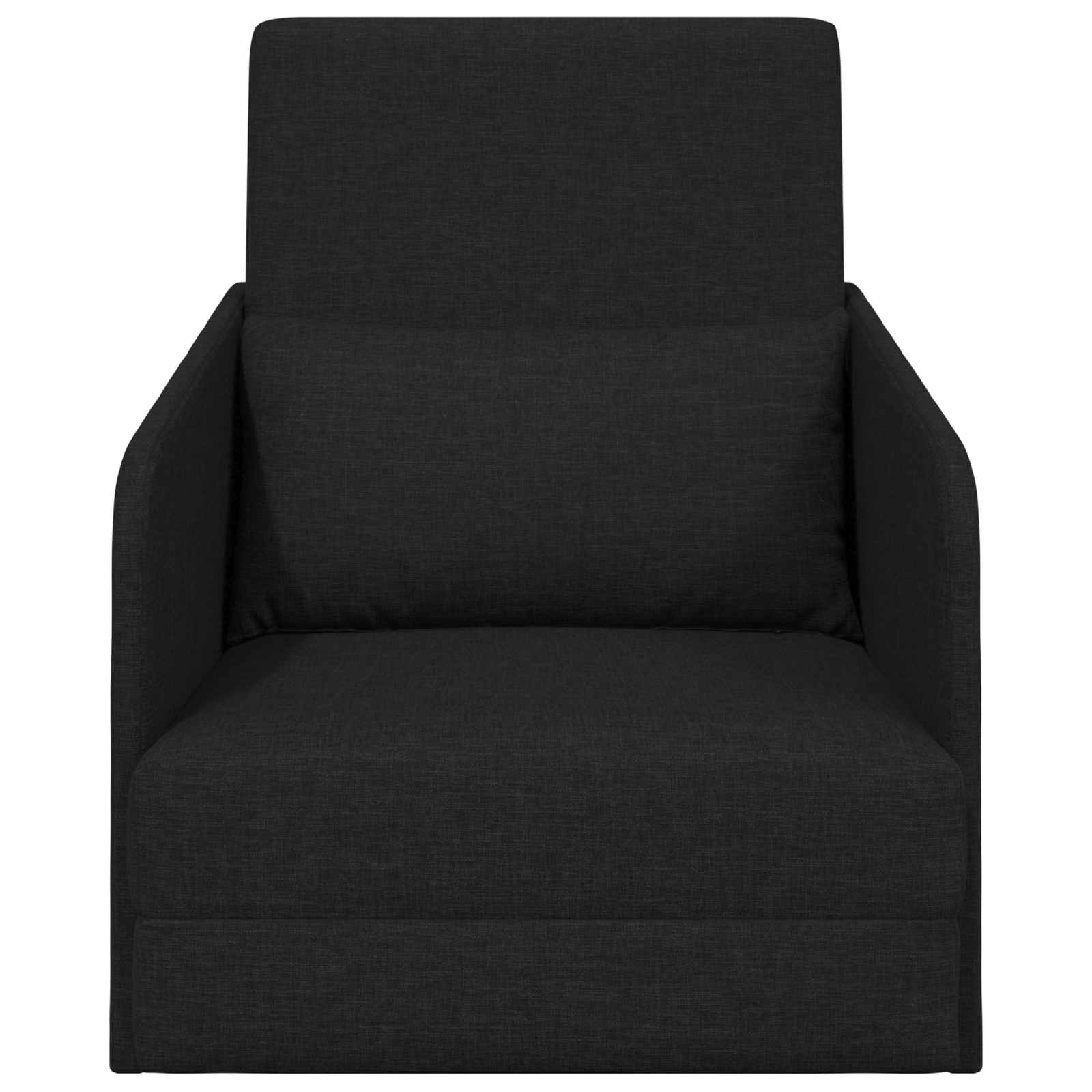 Sofa Pat 2-in-1 Negru 65x80x83 cm Material GartenMobel Dekor