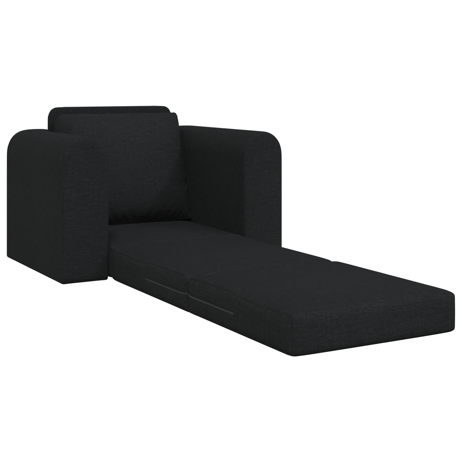Sofa Pat 2 în 1 Negru 98x71x83 cm Țesătură GartenMobel Dekor