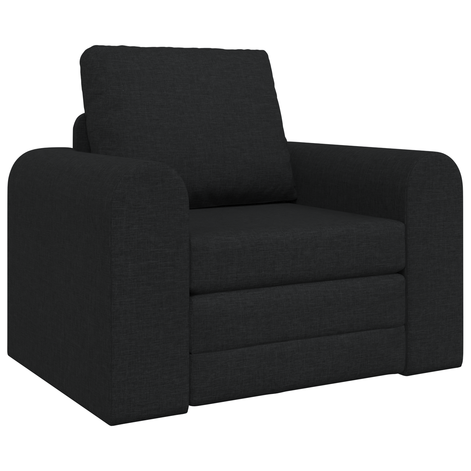 Sofa Pat 2 în 1 Negru 98x71x83 cm Țesătură GartenMobel Dekor