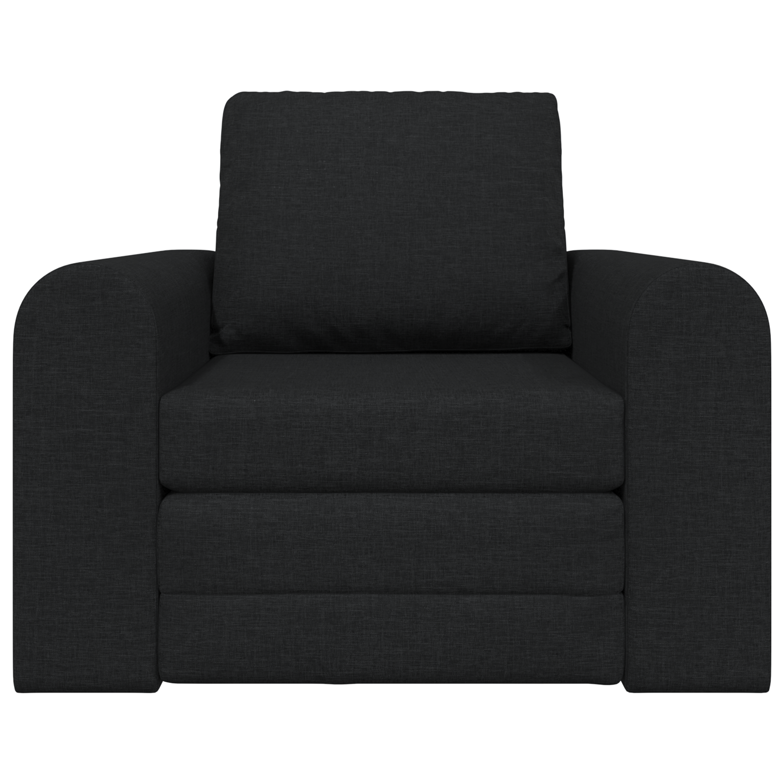 Sofa Pat 2 în 1 Negru 98x71x83 cm Țesătură GartenMobel Dekor