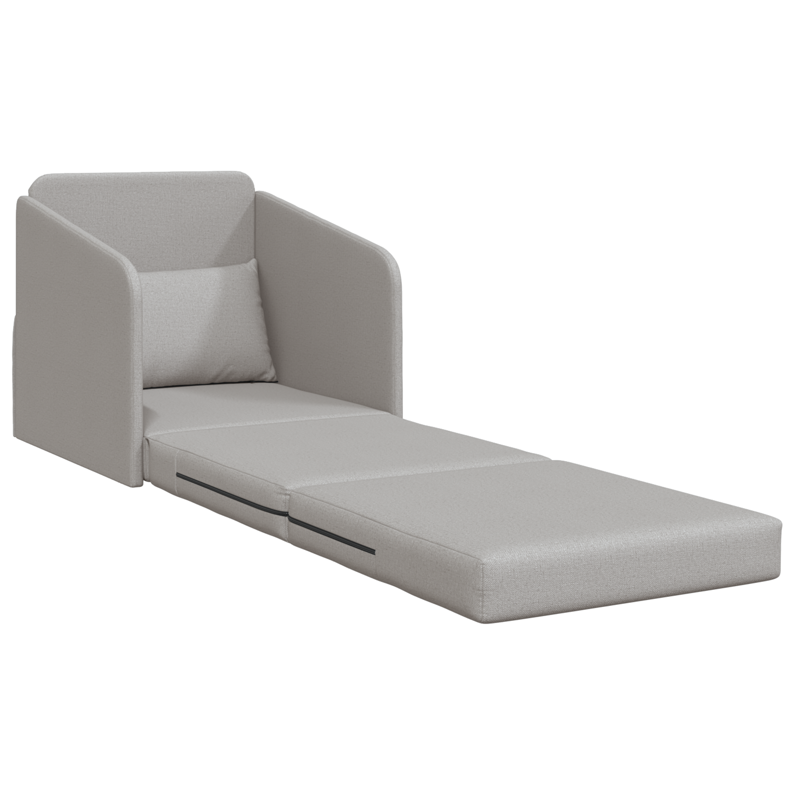 Sofa Pat Podea 2 în 1 Gri Noros 65x80x83 cm Stoff GartenMobel Dekor