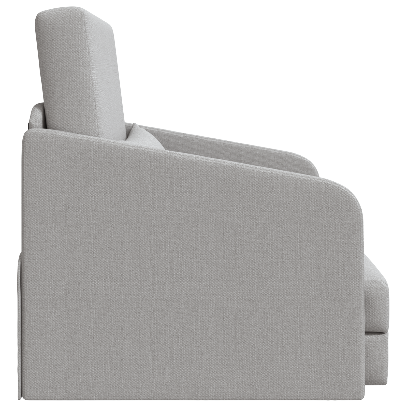 Sofa Pat Podea 2 în 1 Gri Noros 65x80x83 cm Stoff GartenMobel Dekor