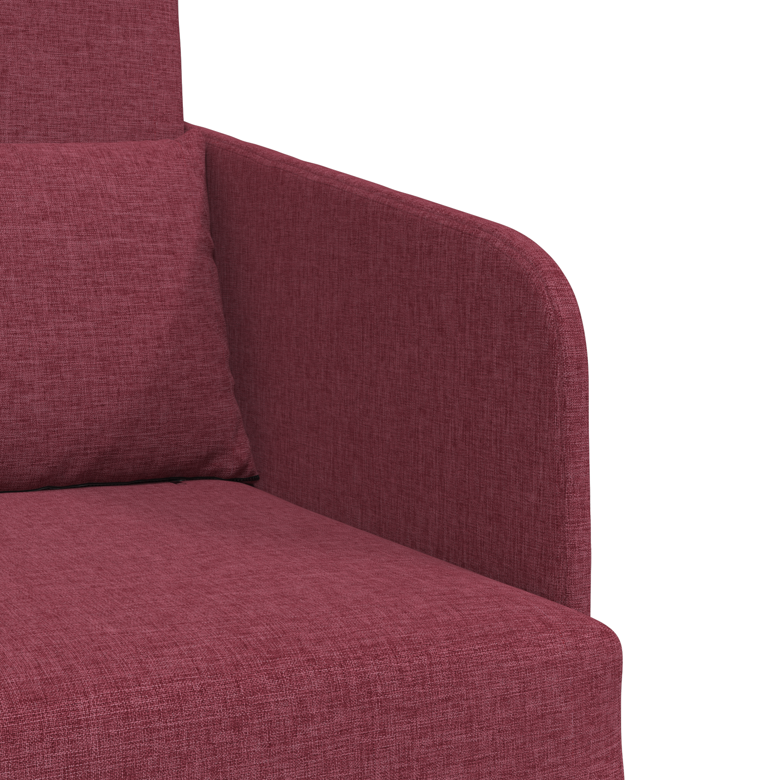 Sofa Pat de Pardoseală 2 în 1 Roșu Vin 65x80x83 cm Tesătură GartenMobel Dekor