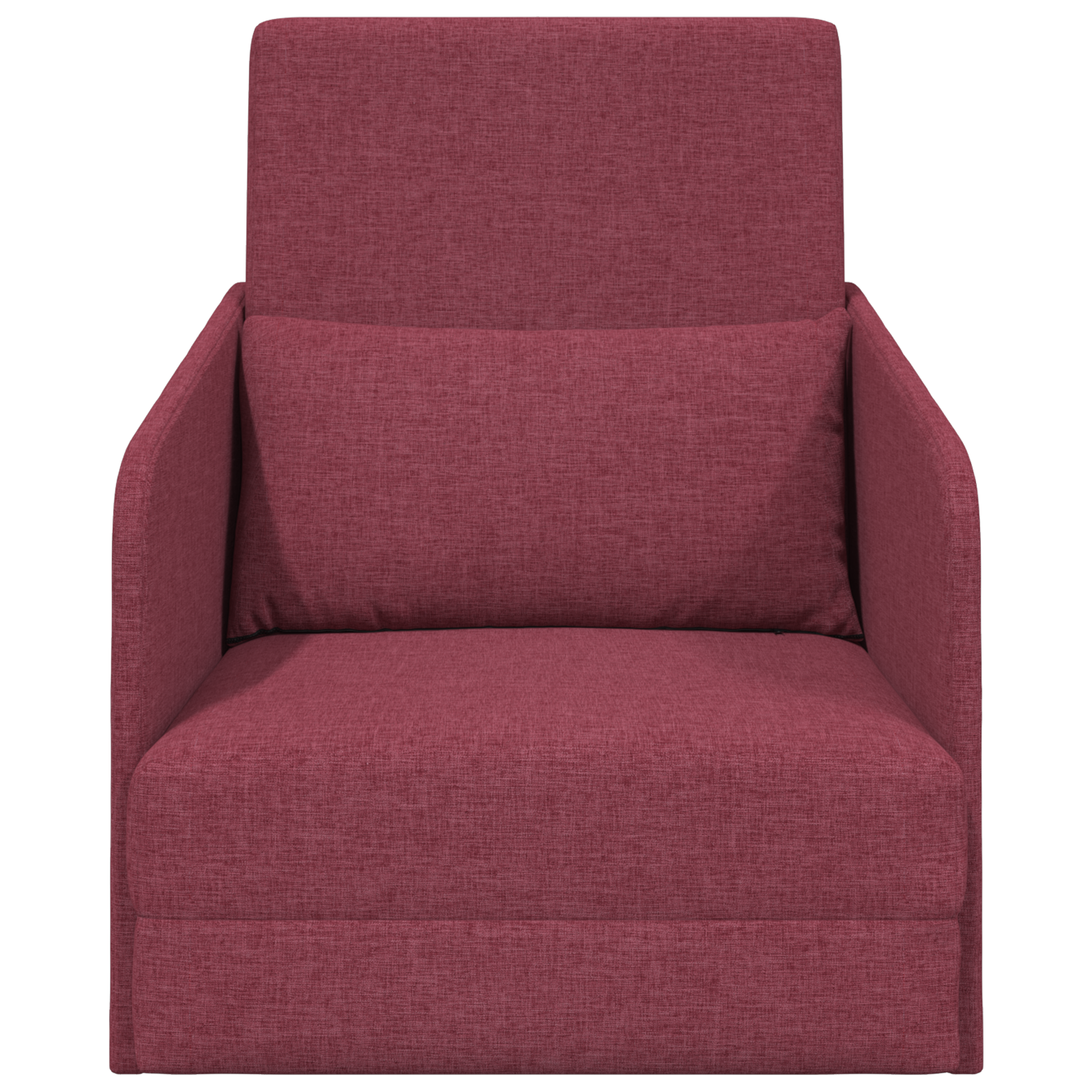 Sofa Pat de Pardoseală 2 în 1 Roșu Vin 65x80x83 cm Tesătură GartenMobel Dekor