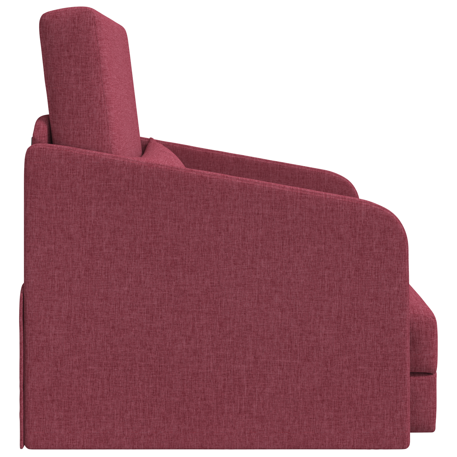 Sofa Pat de Pardoseală 2 în 1 Roșu Vin 65x80x83 cm Tesătură GartenMobel Dekor