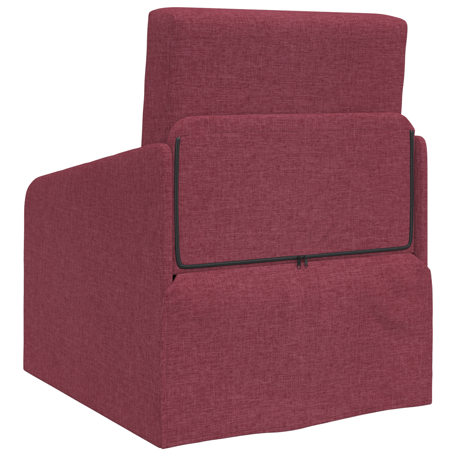 Sofa Pat de Pardoseală 2 în 1 Roșu Vin 65x80x83 cm Tesătură GartenMobel Dekor