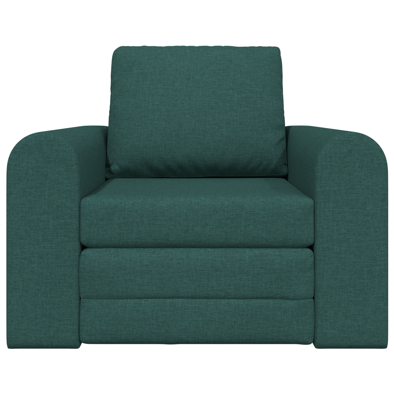 Sofa Pat de Podea 2 în 1 Verde Întunecat 98x71x83 cm Textil GartenMobel Dekor