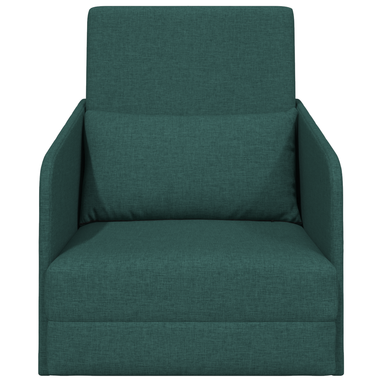 Sofa Pat pe Podea 2-in-1 Verde închis 65x80x83 cm Material GartenMobel Dekor