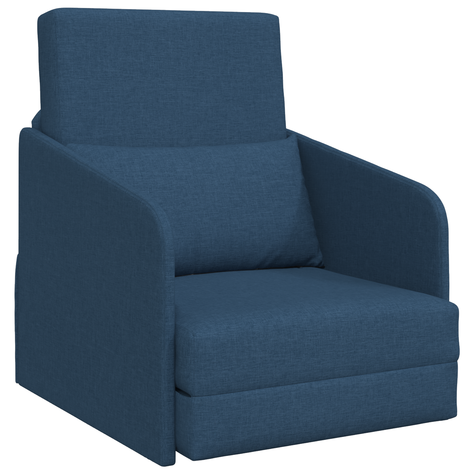 Sofa Pat pentru Podea 2-in-1 Albastru 65x80x83 cm Material GartenMobel Dekor