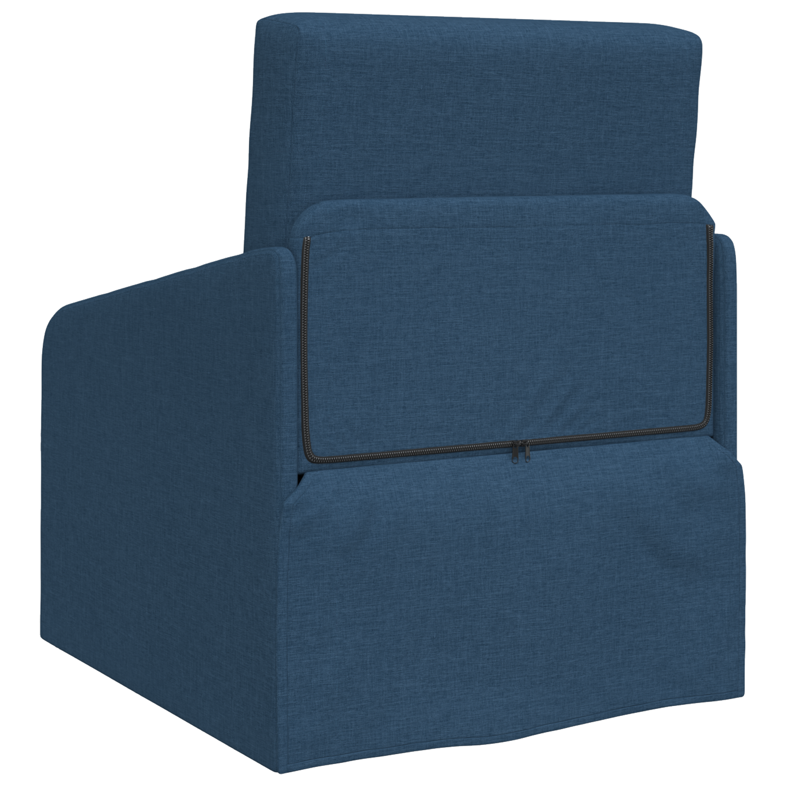 Sofa Pat pentru Podea 2-in-1 Albastru 65x80x83 cm Material GartenMobel Dekor