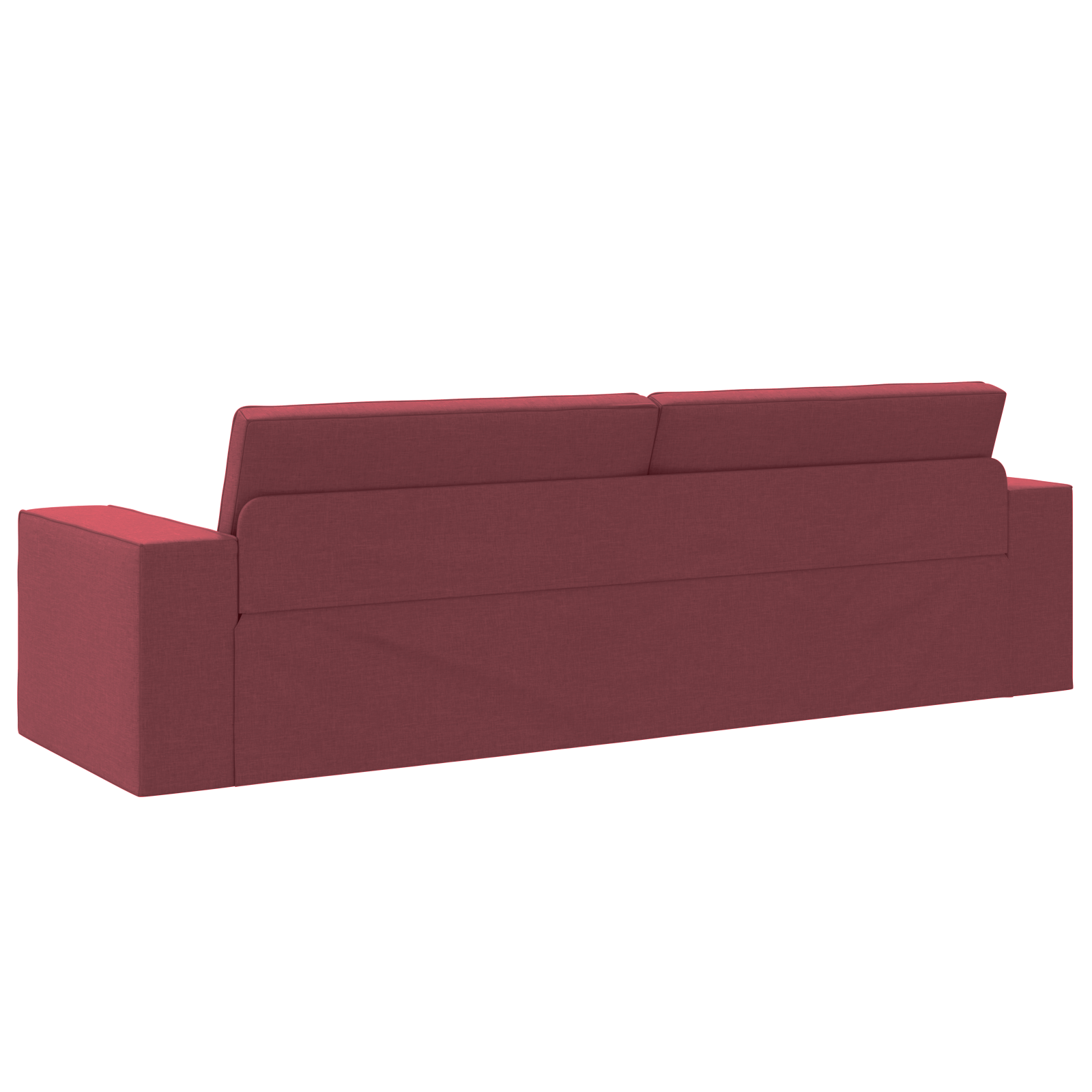 Canapea Pat 2 în 1 Bordó 245x150x60.5 cm GartenMobel Dekor