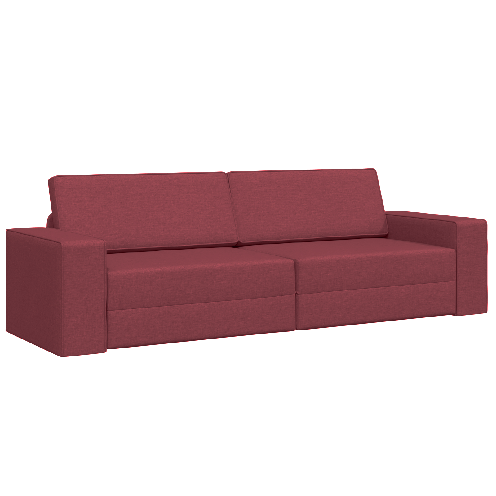 Canapea Pat 2 în 1 Bordó 245x150x60.5 cm GartenMobel Dekor