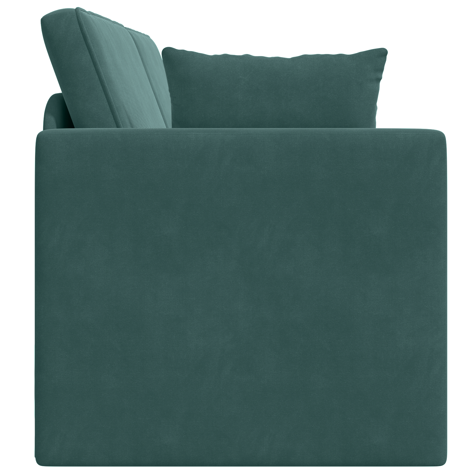 Canapea Pat 2 în 1 Verde Închis 213x144x60 cm Catifea GartenMobel Dekor